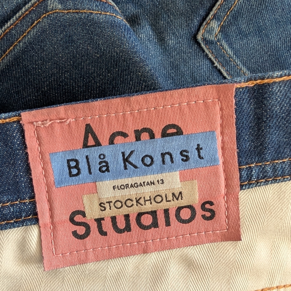 Acme Studios Melk Mid Blue Jeans Size 28 - Picture 12 of 16